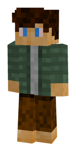 Brown skin: body, front render
