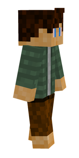 Brown skin: body, right side render