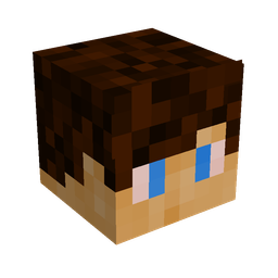 Brown skin: head render