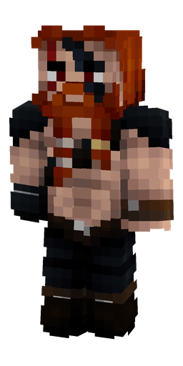 Black skin: body, front render