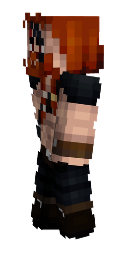 Black skin: body, left side render