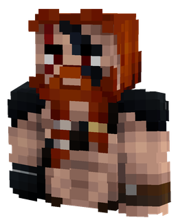 Black skin: bust render