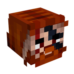Black skin: head render