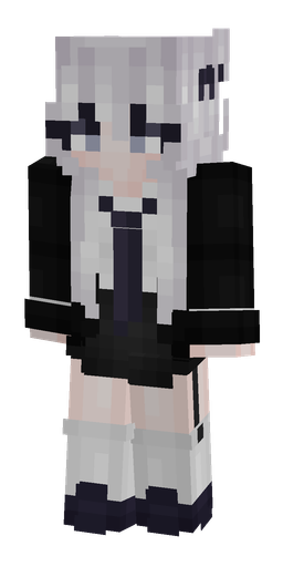 Black skin: body, front render