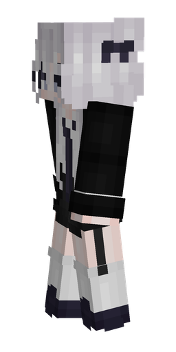 Black skin: body, left side render