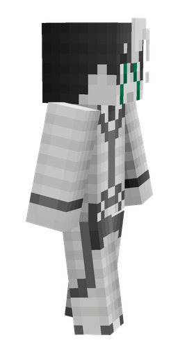 Black skin: body, right side render