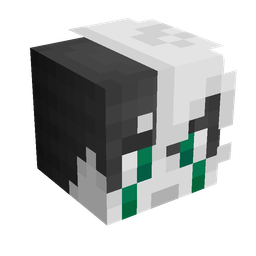 Black skin: head render
