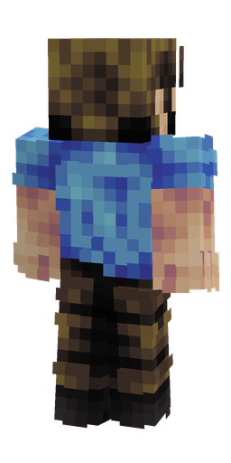 Black skin: body, back render