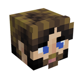 Black skin: head render