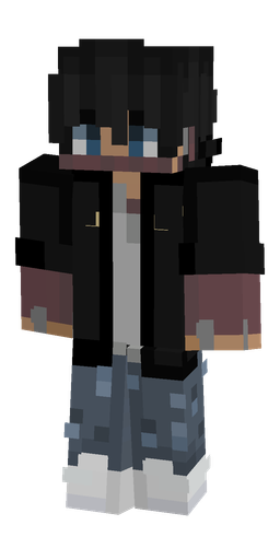 Black skin: body, front render