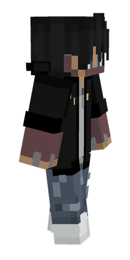 Black skin: body, right side render