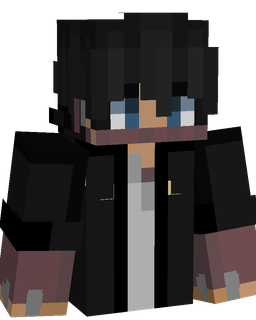 Black skin: bust render