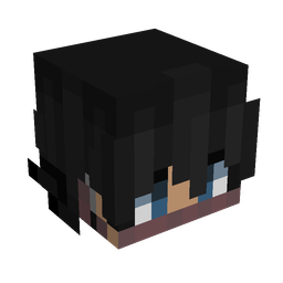 Black skin: head render