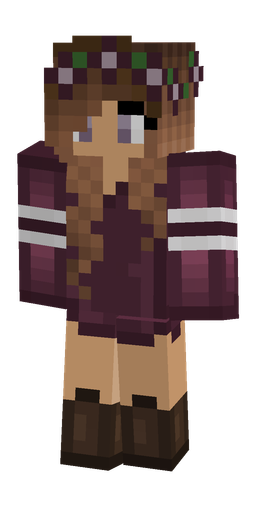 Brown skin: body, front render