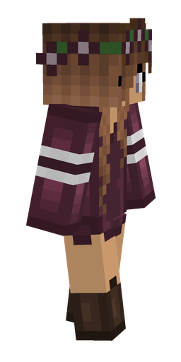 Brown skin: body, right side render