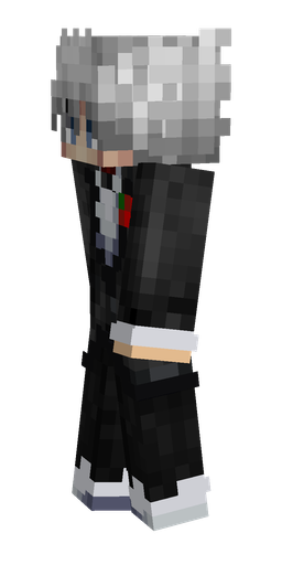 Black skin: body, left side render
