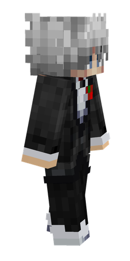 Black skin: body, right side render