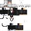 Black skin: raw texture render