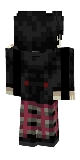 Black skin: body, back render