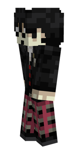 Black skin: body, left side render