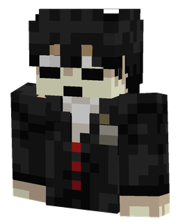 Black skin: bust render