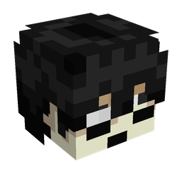 Black skin: head render