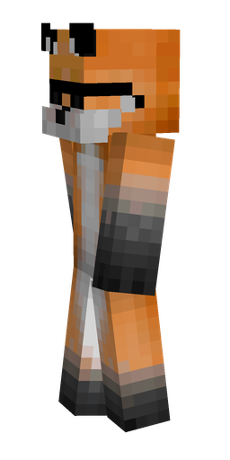 Black skin: body, left side render