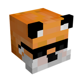 Black skin: head render