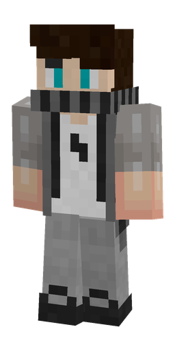Black skin: body, front render