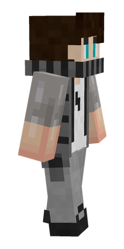Black skin: body, right side render