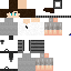 Black skin: raw texture render