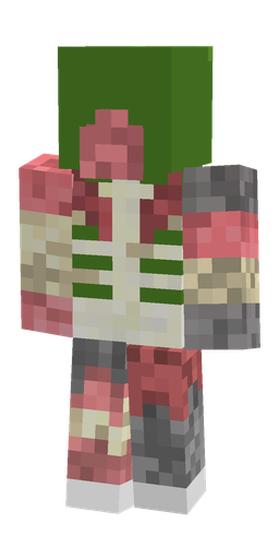 Classic skin: body, back render