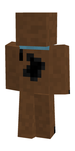 Brown skin: body, back render