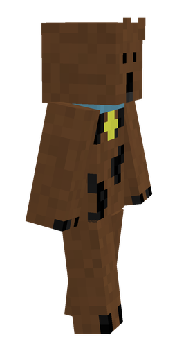 Brown skin: body, right side render