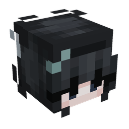 Black skin: head render