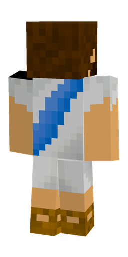 Brown skin: body, back render