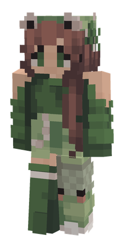 Green skin: body, front render