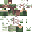 Green skin: raw texture render