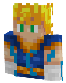 Blue skin: bust render