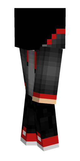 Black skin: body, left side render