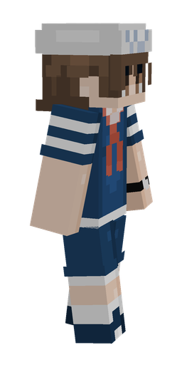Blue skin: body, right side render