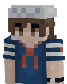 Blue skin: bust render