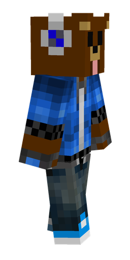 Black skin: body, right side render