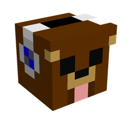 Black skin: head render