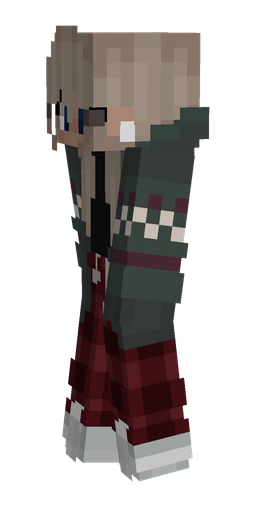 Black skin: body, left side render