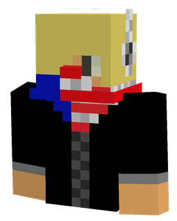 Black skin: bust render