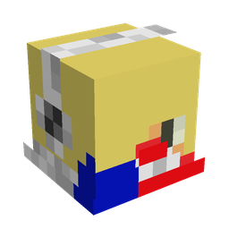 Black skin: head render
