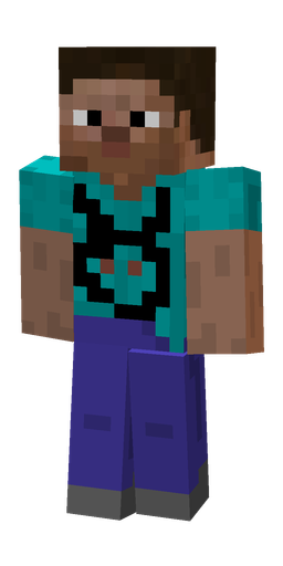 Black skin: body, front render
