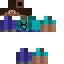 Black skin: raw texture render