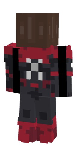 Black skin: body, back render